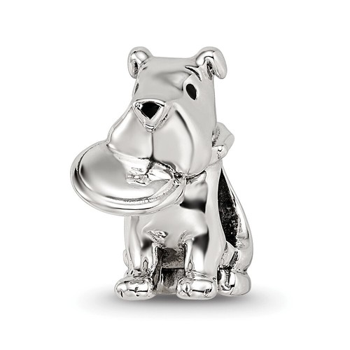Cane riflessi argento sterling - cane,