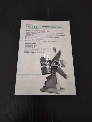 1962 cirse proiettore muto - proiettore,