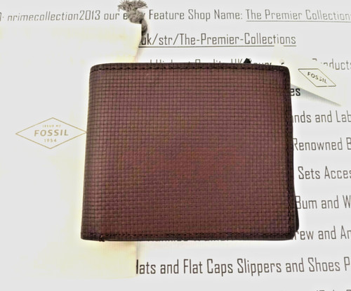 Portafoglio fossil slim bifold - slim,