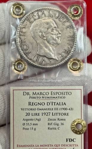 Lire 1927 fdc moneta - 1927,
