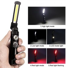 Torcia LED militare ricaricabile escursione escursioni USB softair airsoft camp