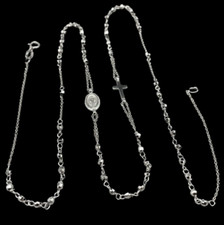 Collana rosario croce - rosario,