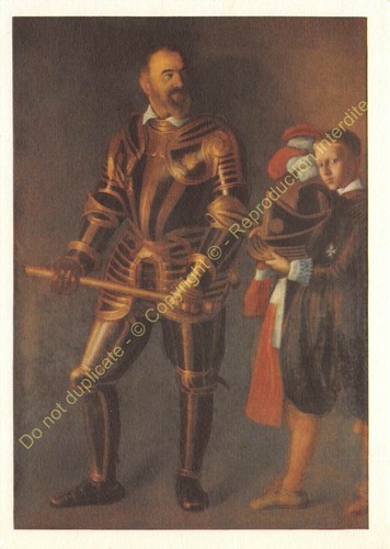 Postcard art caravage - art, le