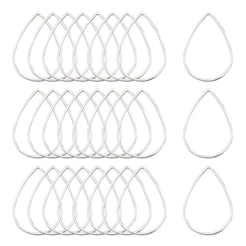 50pcs teardrop linking rings - 50pcs,