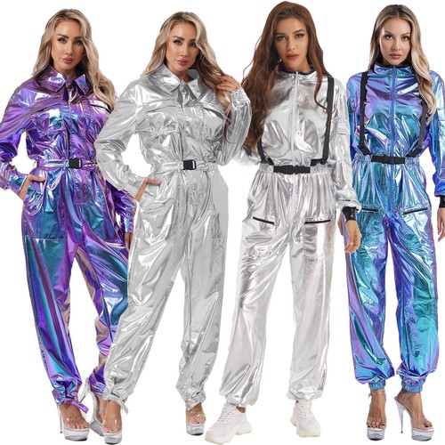 Salopette donna metallizzata