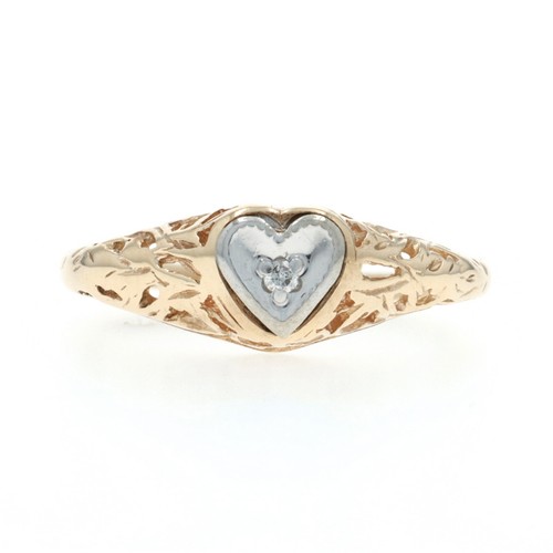 Oro giallo diamante vintage - oro,