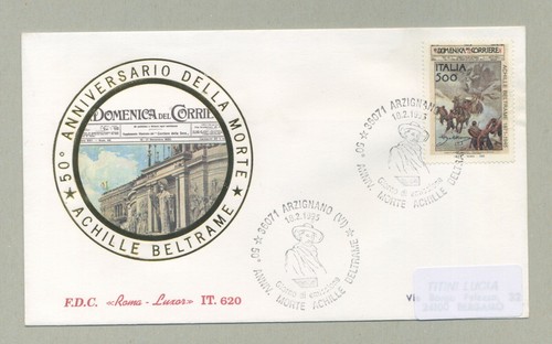 Achille beltrame fdc - achille, "roma
