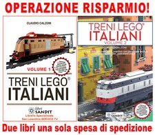 LEGO TRENI  ITALIANI ISTRUZIONI COSTRUIRE con MATTONCINI MODELLI 424 CAIMANO ECC