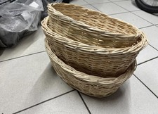 Set of 3 Handmade Wicker