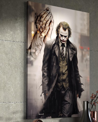 Quadro tela joker batman - tela,