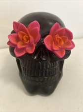 Teschio Messicano Halloween Decorazione Fiori Maschera