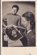 #CINE ILLUSTRATO anni'30- FOTO AGFA DI UFFICIALE CHE LEGGE LA RIVISTA