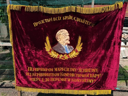 Bandiera sovietica lenin - sovietica,