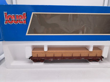 JOUEF 675400 Carro pianale a carrelli Res 676 SNCF marrone con carico di tavole