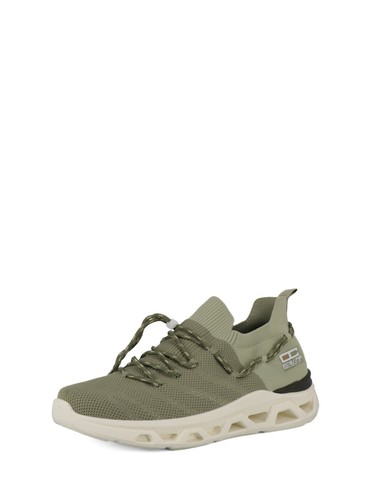 Sneakers stringate uomo verde