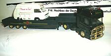 49-T 1 LKW CAMION Scania rimorchio carico basso + Volkswagen T3 vw 1:87 Leikeim