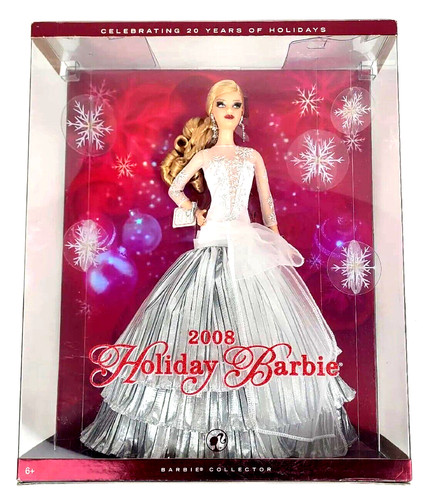 New holiday barbie doll - new,