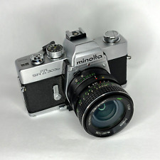 Minolta SRT303b (1975) con obiettivo Super Carenar MC 28mm f/2.8 - Fotocamera vintage