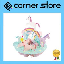 Santoro - Pirouettes Card Biglietto di Auguri 3D Birthday Compleanno Unicorno