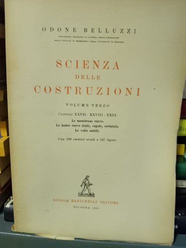 Belluzzi scienza delle - belluzzi,