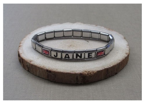 Bracciale con nome lettera
