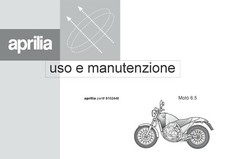 Aprilia MOTO' 650  - HIRES SCAN - uso e manutenzione - molto raro