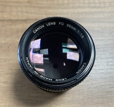 Canon 85 F 1.8 FD Ssc CLA’d