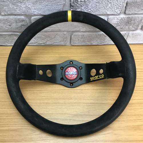 Volante 350mm camoscio nero - volante,