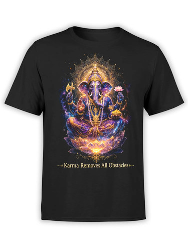 Shirt indù cosmic ganesha - t-shirt, |