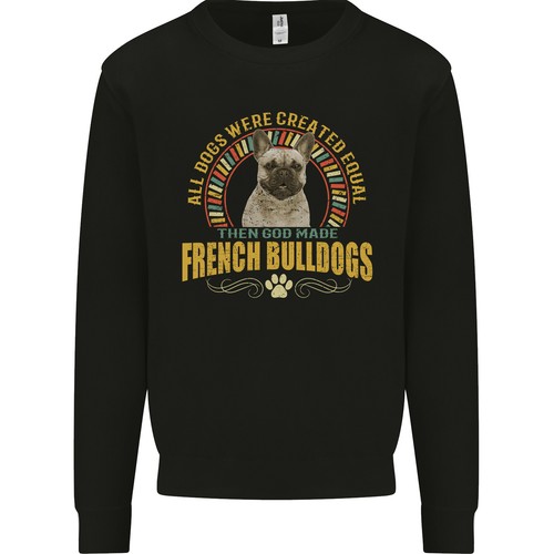 Felpa uomo con - con, bulldog