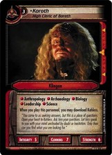 Koroth, High Cleric of Boreth - Second Edition - Star Trek CCG 2E
