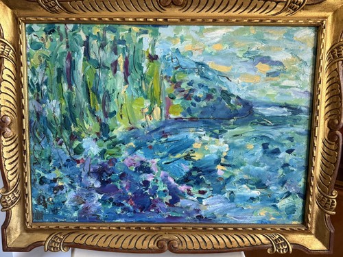 Olio tela positano - su, “positano”
