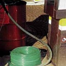 TUBO PVC VERDE PER CARBURANTI