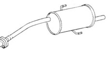 71765120 60652524 SILENZIATORE MARMITTA TERMINALE ALFA ROMEO 156
