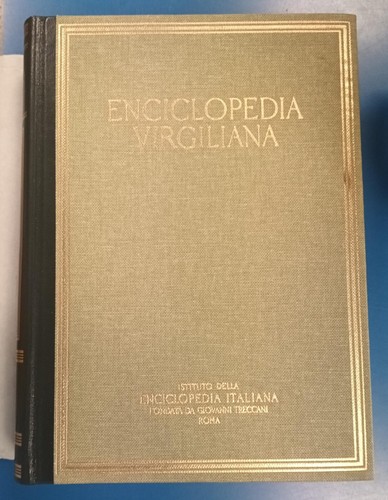 Enciclopedia virgiliana vol - enciclopedia,