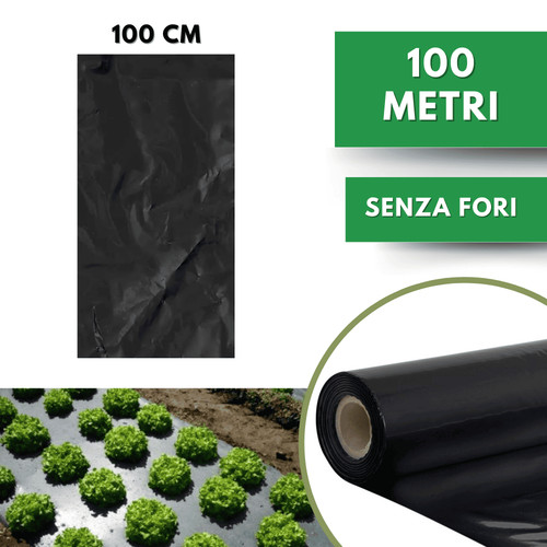 Telo per pacciamatura nero - per, 100