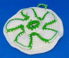 1 presina da cucina all'uncinetto vintage