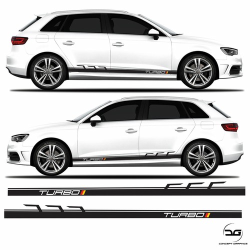 Kit strisce laterali turbo - kit,