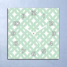 Deko Glasuhr Wanduhr 30x30