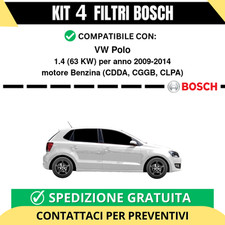 KIT BOSCH 4 Filtri tagliando
