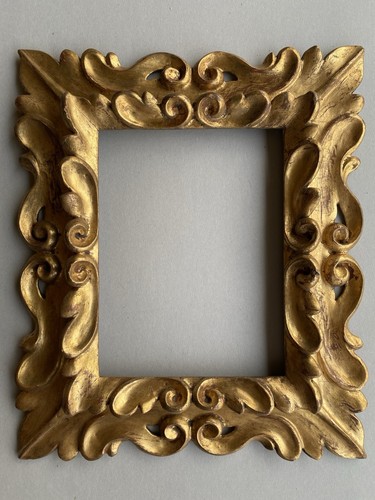 Cornice antica legno dorato - cornice,
