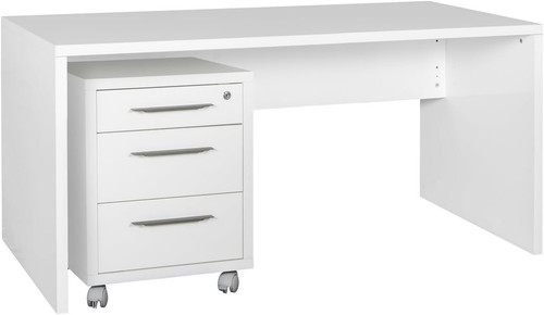 Scrivania cassettiera con - e,