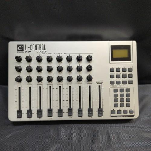 Controller midi audio 33e - midi, uc-33e
