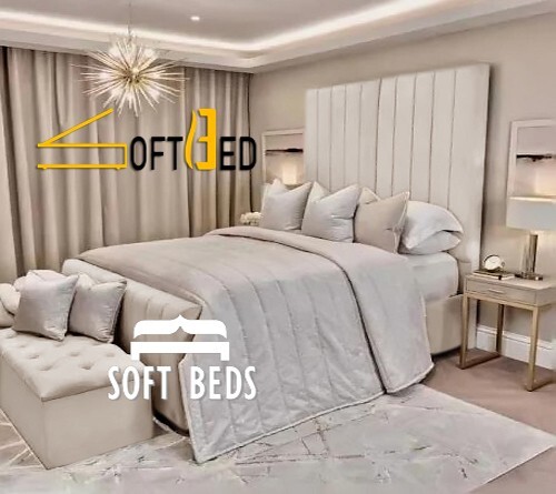 Letto pannello con testiera - letto,