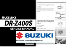 Suzuki DR-Z400S Manuale