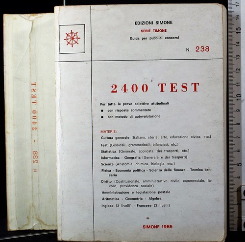 2400 test edizioni - test., aa.vv.
