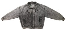 Giacca bomber jeans vintage