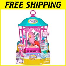 Rainbow Glow Bird con gabbia scintillante - Divertimento illuminato per età 5-15