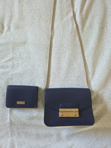 Furla italy navy blue - furla,