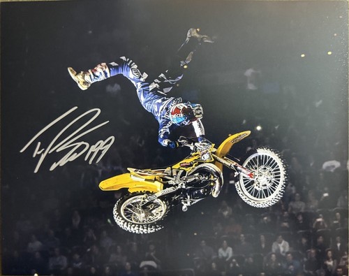 Travis pastrana firmata 8x10 - firmata,